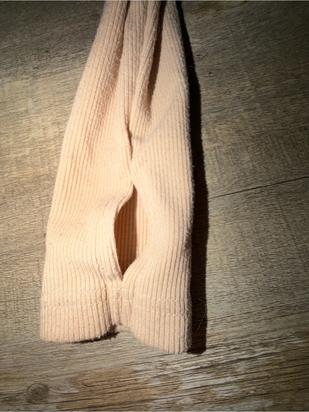 Cropped Button-Front Long-Sleeve Top - Picture 2 of 3